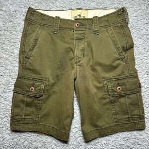 Hollister Shorts Mens 28 Cargo 6 Pocket Stash Hiking Belt Loops Casual Outdoors